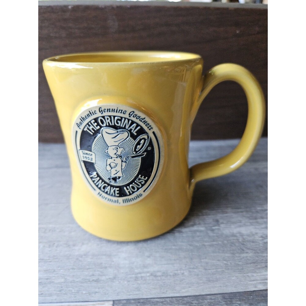 Deneen Pottery The Original Pancake House NORMAL, IL Coffee Mug Hand Thrown 2018